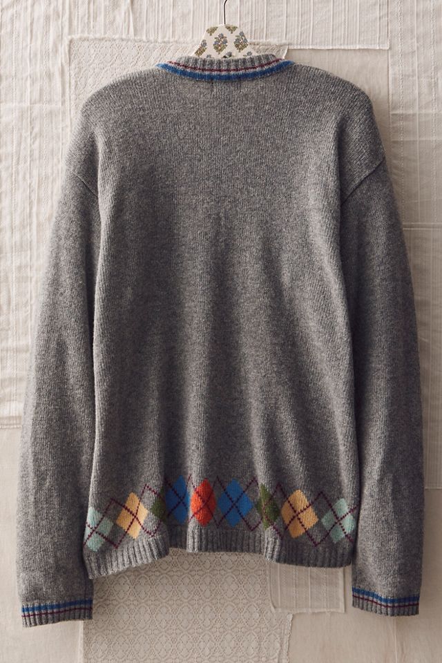 FP MART: Vintage: The Originals Menswear Collegiate V-Neck Sweater #1