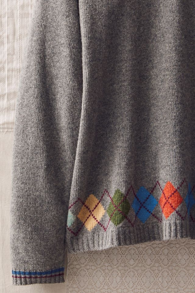 FP MART: Vintage: The Originals Menswear Collegiate V-Neck Sweater #2