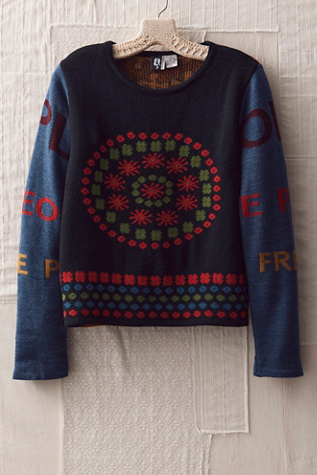 FP MART: Vintage: The Originals Iconic Free People Logo Sweater