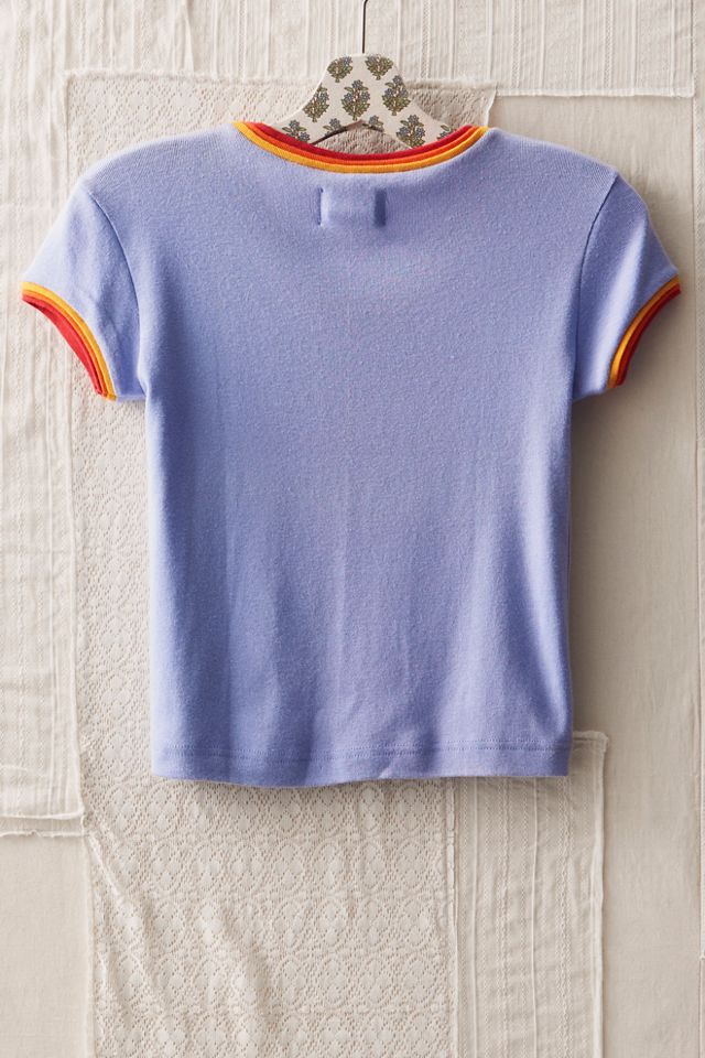 FP MART: Vintage: The Originals V-Neck Striped Collar Tee #1