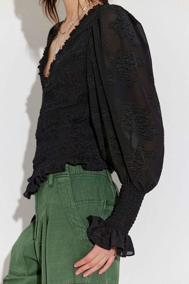 Smocked In Love Long Sleeve Top #1