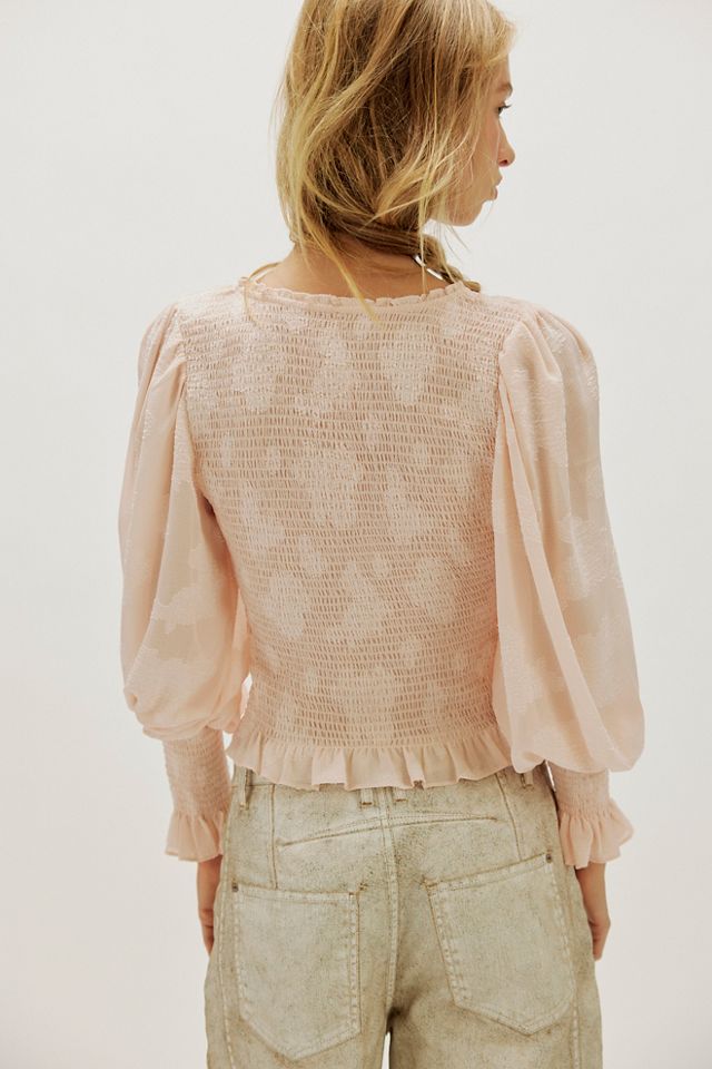 Smocked In Love Long Sleeve Top #1