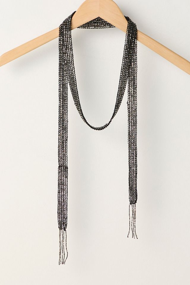 Lola Embellished Skinny Scarf #2