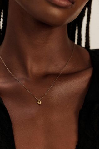 Lauren Wolf Gold & Quartz Pendant