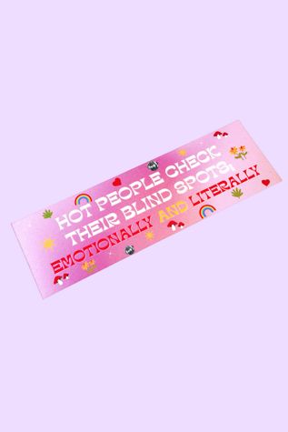 Golden Hour Designs Hot People Check Emotional Blind Spots Car Magnet