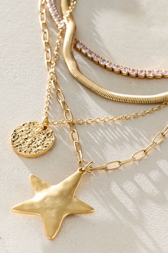 Siesta Gold-Plated Layer Necklace #1