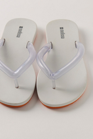 Melissa Airflow Flip Flops at Free People in White, Size: US 6