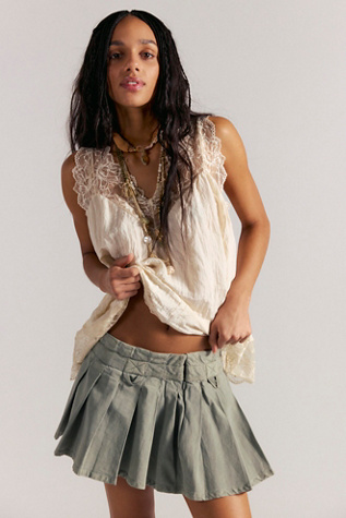 Coco Pleated Mini Skirt