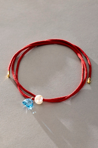 Collier convertible rouge FP x Chan Luu