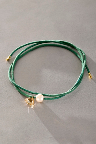 Collier convertible vert FP x Chan Luu