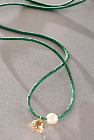 FP x Chan Luu Green Convertable Necklace