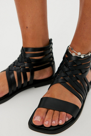 Levi Gladiator Sandals by Bronx at Free People in Black, Size: EU 37
