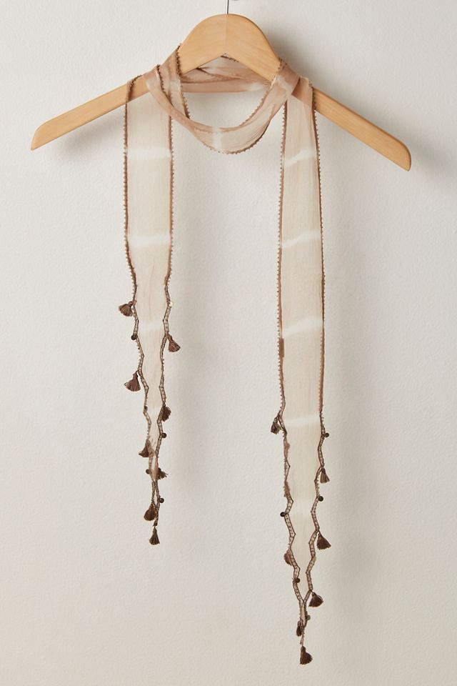 Chan Luu Embelished Skinny Scarf #1