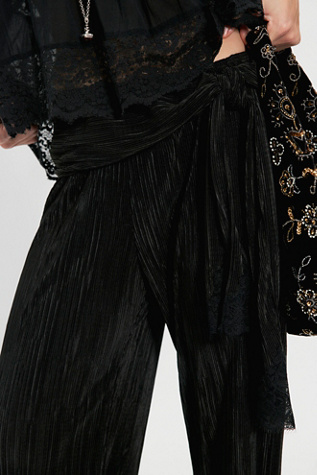 Женские брюки Anna Sui Sasha Belt, цвет: Чёрный — фото 4