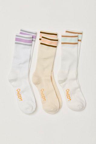 ONCEPT Stripe Crew Sock 3-Pack