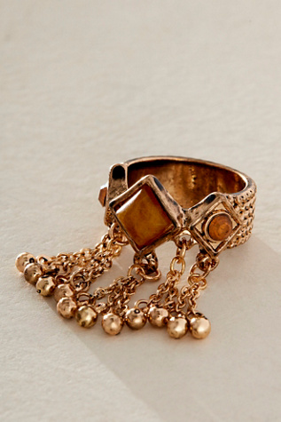 Fernando Ring by Free People in Orange