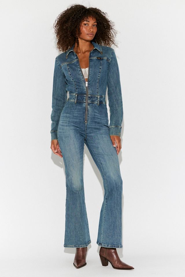 Wrangler X Lainey Wilson Flared Denim Catsuit #1