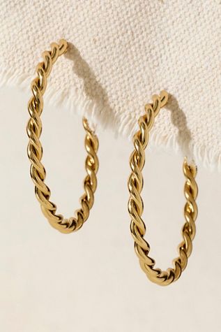 Boucles d'oreilles torsadées Frasier Sterlin