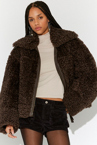 Jolie Oversized Teddy Jacket