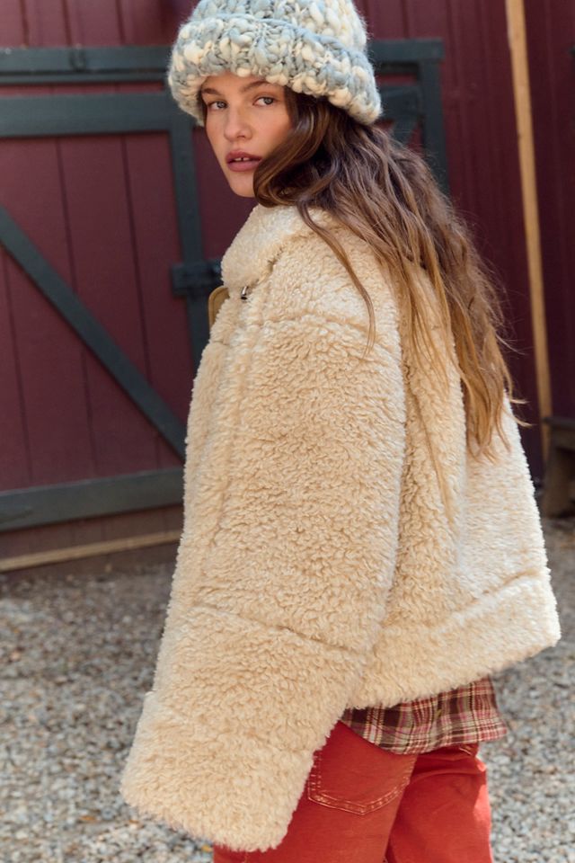 Jolie Oversized Teddy Jacket #2