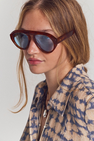 Elisa Johnson Val Aviator Sunglasses