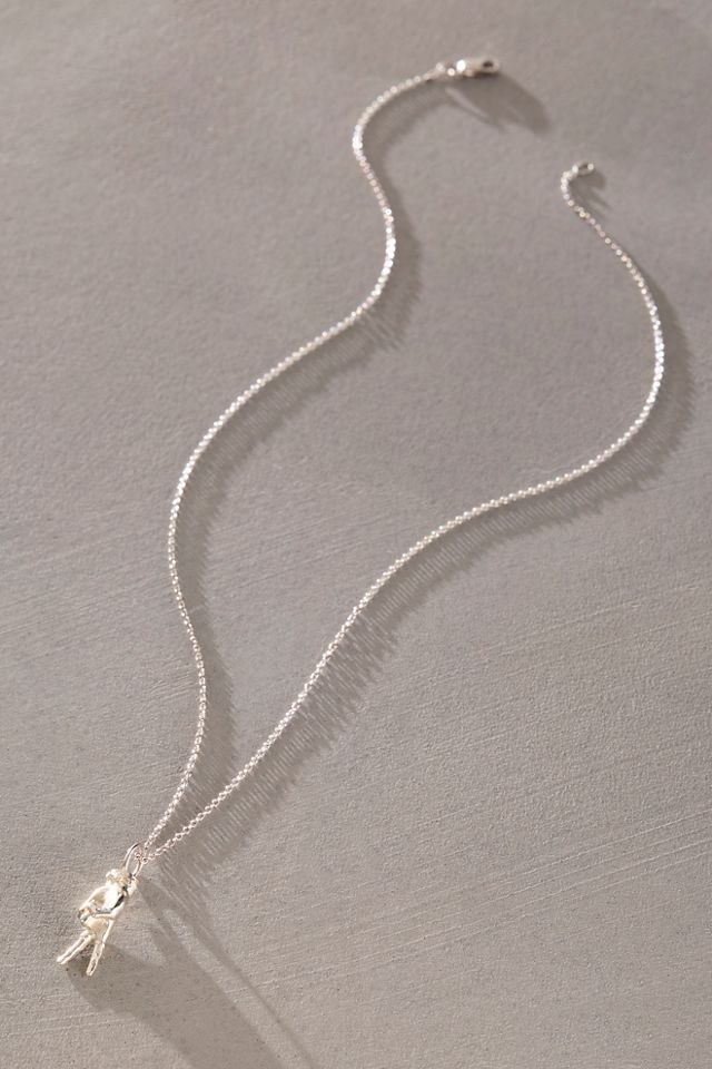 Maura Green Sterling Silver Peace Sign Lady Charm #1