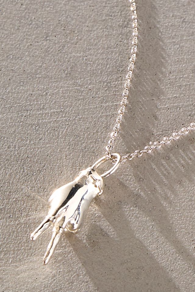 Maura Green Sterling Silver Peace Sign Lady Charm #2