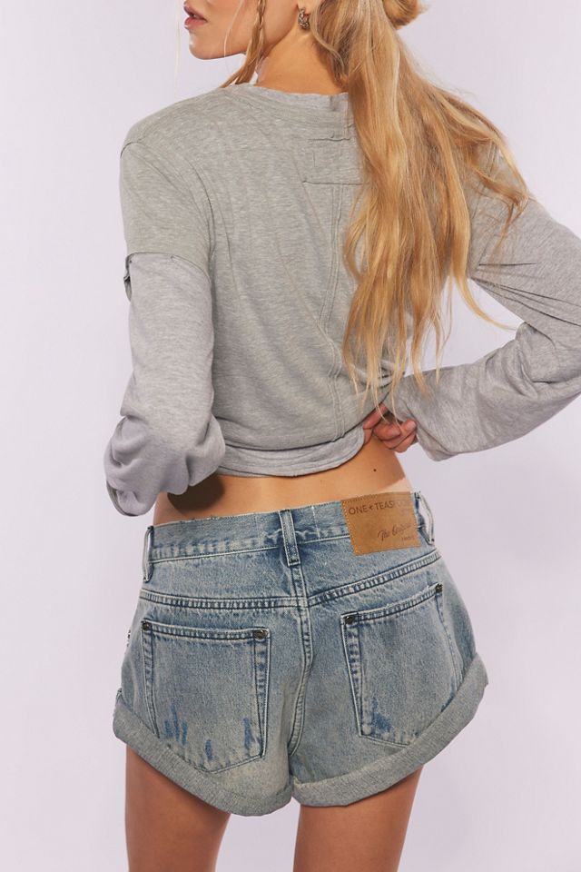 FP Exclusive Bandits Low-Waist Studded Shorts #1