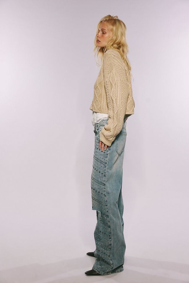Jeans larges cloutés Jackson OneTeaspoon Exclusifs FP #2