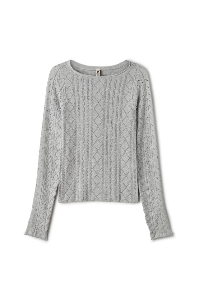 So Soft Seamless Modal Cable Long Sleeve #11