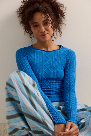 So Soft Seamless Modal Cable Long Sleeve