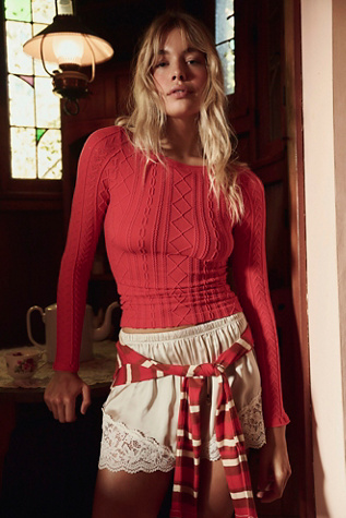 Manche longue en modal câblé sans couture ultra doux