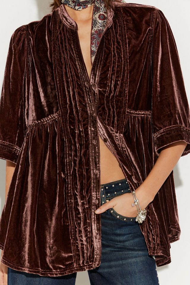 We The Free Chemise boutonnée en velours Willow #2