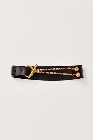 Naomi Waist Belt by Free People in Black, Size: M/L