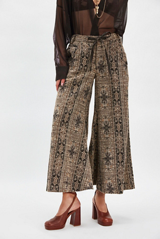 Violet Wrap Platforms by Jeffrey Campbell at Free People in Brown, Size: US 8