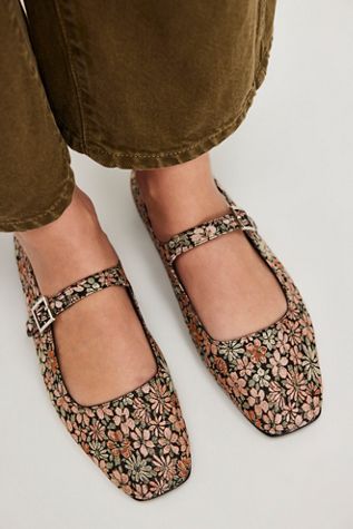 Dr. Martens 8065 Floral Mash Up Mary Janes | Free People