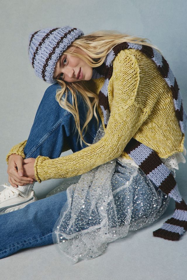 Tacita Beanie & Scarf Set | Free People display picture 2