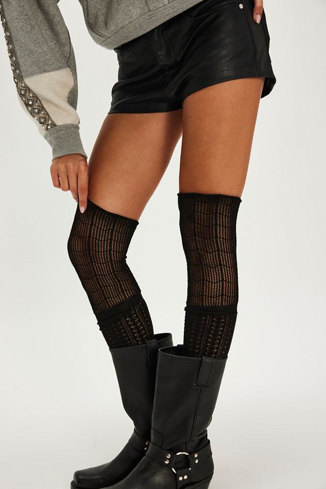 Pointelle Over The Knee Socks #1