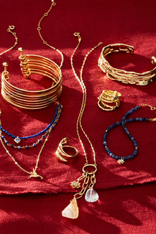 FP x Satya Plated Charm Necklace by Satya Jewelry at Free People in Gold