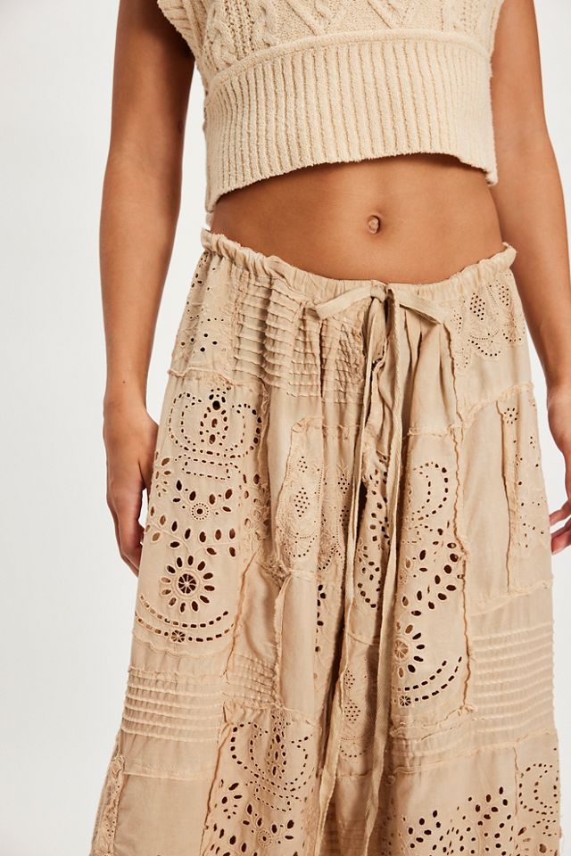 Jupe Patchwork Pissarro en Eyelet Magnolia Pearl #2