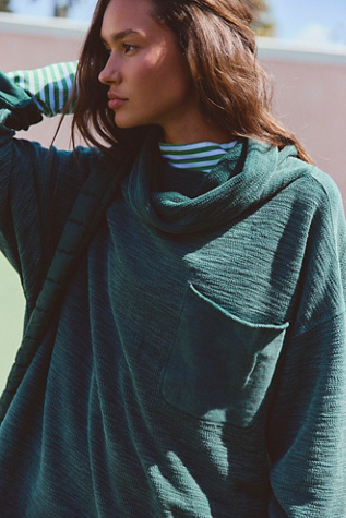 Lunar Layer Top by FP Movement at Free People in Evergreen, Size: Medium