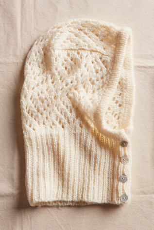 Cozy Pointelle Balaclava