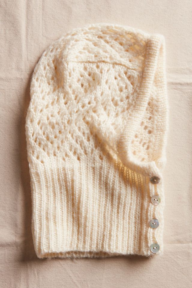 Cozy Pointelle Balaclava