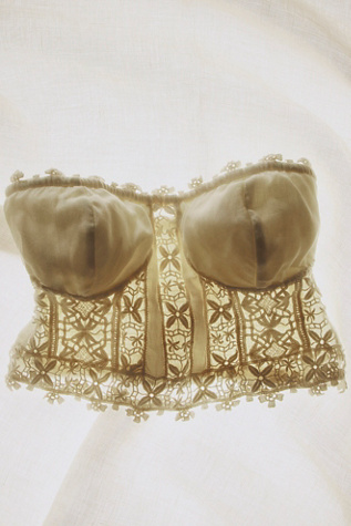 FP One Clara Corset at Free People in White, Size: M