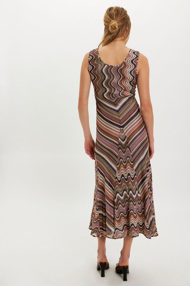 Anna Sui Godet Knit Midi Dress #1