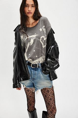 Magnolia Pearl Sky Dolphin Tee at Free People in Black