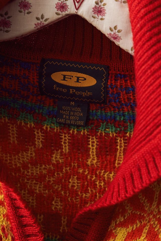FP MART: Vintage: Le Pull Nordique Court à Col Johnny Les Originaux #3