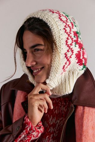 Chalet Fairisle Pom Beanie | Free People display picture 1