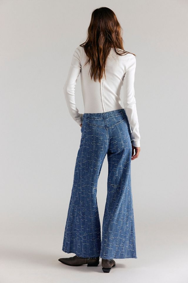 We The Free Front Row Wide-Leg Flare Jeans #2
