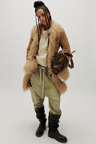 theredthread S flip fur vest 正規品 新品未使用 ② THEREDTHREAD / ザレッドスレッド】S flip fur vest